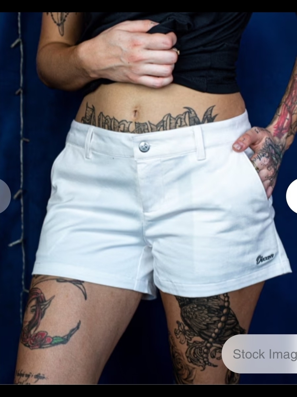 Dixxon White Chino Shorts Womens Size 11